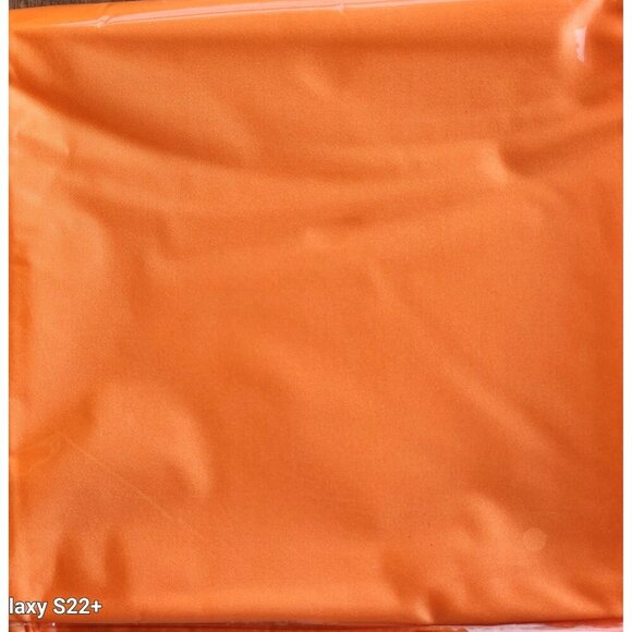Orange Wild Rag Large Scarf 35x35 Inches Satin Western Accessory Cowgirl or Cowb - Picture 2 of 7